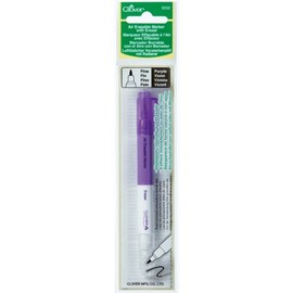 Clover 5032 Purple Fine Air Erasable Marker with Eraser