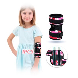 Zelen Thumb Sucking Stopper Finger Sucking Guard Anti Thumb Sucking for Kids Toddler Thumb Sucking Stop Nail Biting Deterrent Gloves Thumb Sucking Brace Nose Picking Stop (Pink)