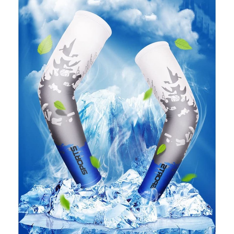 Plus Nao Sports Arm Cover, Arm Sleeve, Unisex, Print, Logo,