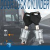 International Cab Door Lock Cylinder w/Keys for Left Driver &