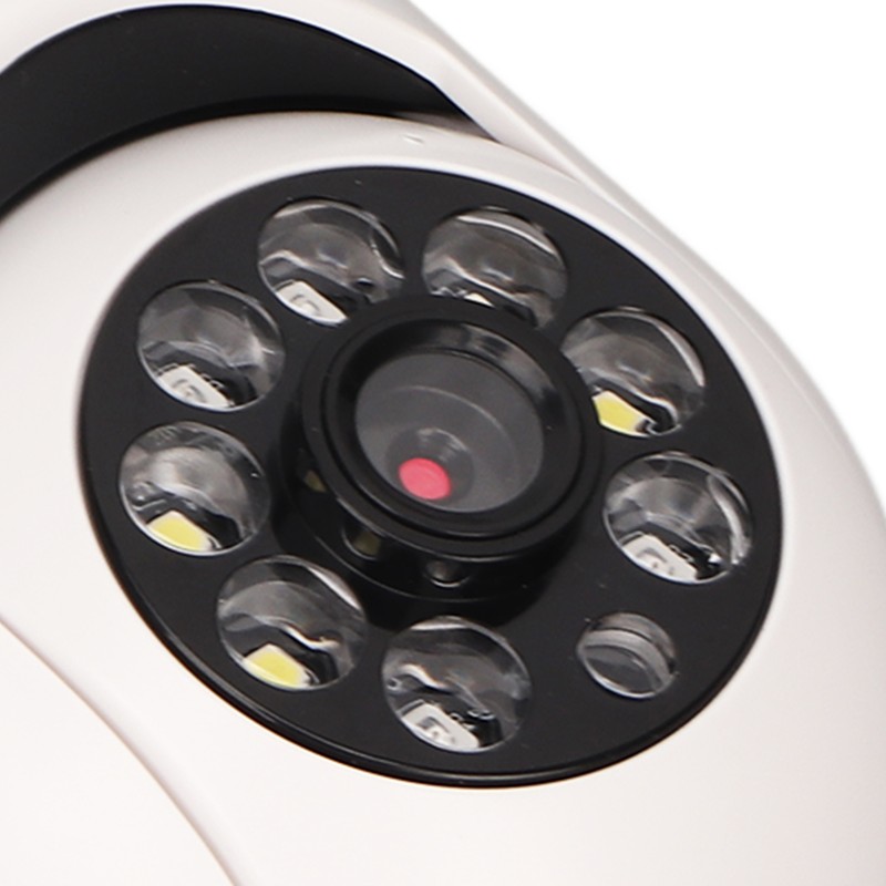 Bulb Security Camera 2.4G 5G WiFi 1080P Night Vision Two