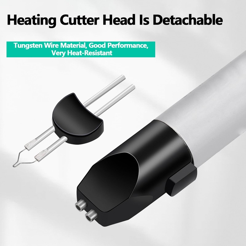 Tungsten Wire Burning Thread Pen, Button Thread Burner with Battery
