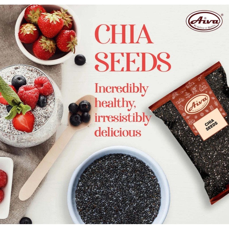 Aiva Chia Seeds Raw - 14 oz