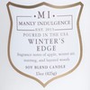 Manly Indulgence Winters Edge - Vela perfumada en tarro de