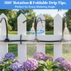 80FT Drip Irrigation Kit, 8mm Hose with 20 Brass 360°