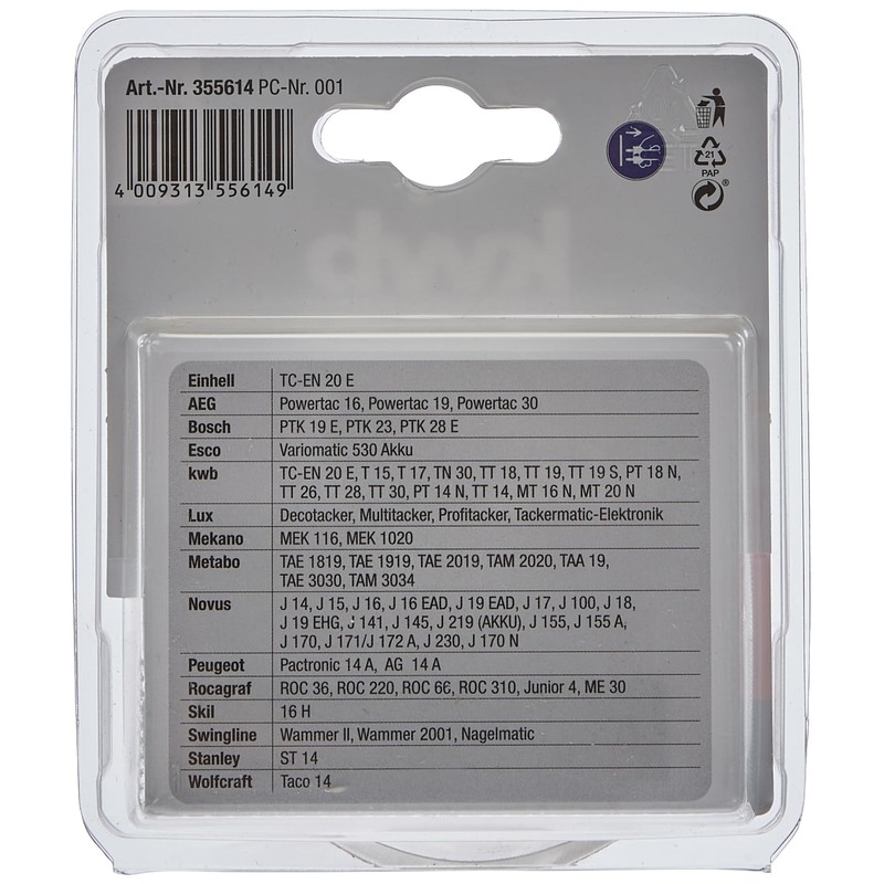 kwb by Einhell Pack of 1000 Nails (Fits Einhell TC-EN