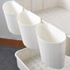 Lyellfe 12 Pack Hanging Cup Holder, Hanging Bucket for Rolling