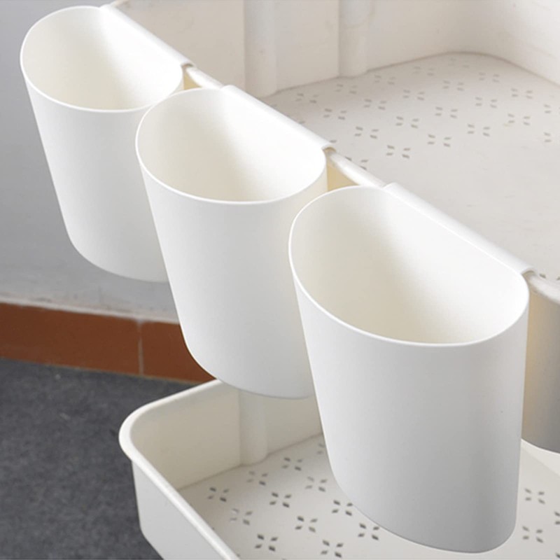 Lyellfe 12 Pack Hanging Cup Holder, Hanging Bucket for Rolling