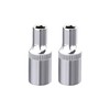 2Pcs 1/4-Inch Drive 14mm Shallow Socket Set, 6-Point Cr-V Chrome
