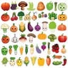 Cute Cartoon Vegetables Stickers for Kids, 52pcs Water Bottle Stickers,