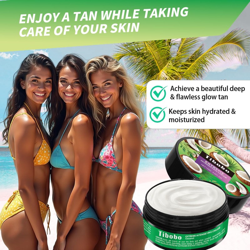 Premium Tan Accelerator Cream 100g - For Sunbed Use &
