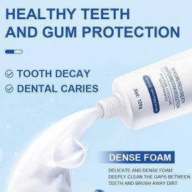 7.5% Hydroxyapatite Toothpaste for Enhance Oral Health for Sensitive Teeth - Fluoride-Free Formula, Strengthens Teeth & Freshens Breath – Enhanced Oral Health, 120g