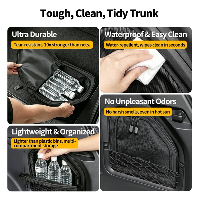 Upgrade Trunk Organizer Pocket Bag for New 2026+ Toyota RAV4
