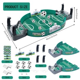Mini Foosball Table Game for Kids,Football Table Game,Soccer Table Top Football Desktop Sport Foosball Game for Girl Boy, Indoor Outdoor Family Game for Adult Kid Birthday Gift (Blue)