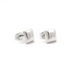 Agalea | Aretes tipo Broqueles diseño de Caudro de plata