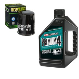 RAD Powersports Oil Change Kit For Arctic Cat 2013 550 TRV Ltd Premium 4 10W-40