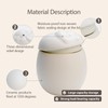 530ml Ceramic Pet Cremation Urn for Dogs, Sleeping Dog Lid
