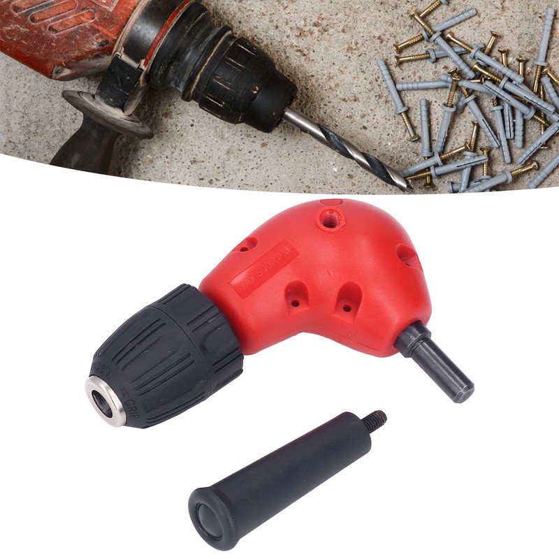Drill Chuck Keyless 90 Degree 9.3mm Round Handle 0.8‑10mm Clamping