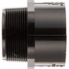 Spears 436-B Series PVC Pipe Fitting, Adapter, Schedule 40, Black,