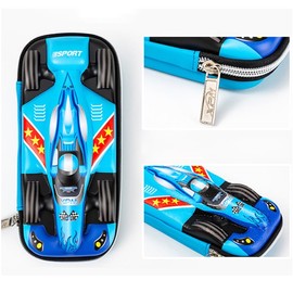 SJTJSPX Pencil Case Car Printing Pencil Case for Girls Boys Large Capacity Pen Case Bag Pencil Bag Zippered Pencil Pouch Organizer for School/Office Supplies Student Stationery 3 Compartment