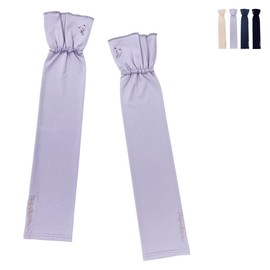 Milieu W6920-29 UV Protection Arm Cover, Long Touch Cool, Sun Protection, Women's, UV Gloves, Fingertips, UV Care, Gloves, Driving, Bicycle, Breathable, Smartphone Compatible, Sports, Golf, UV