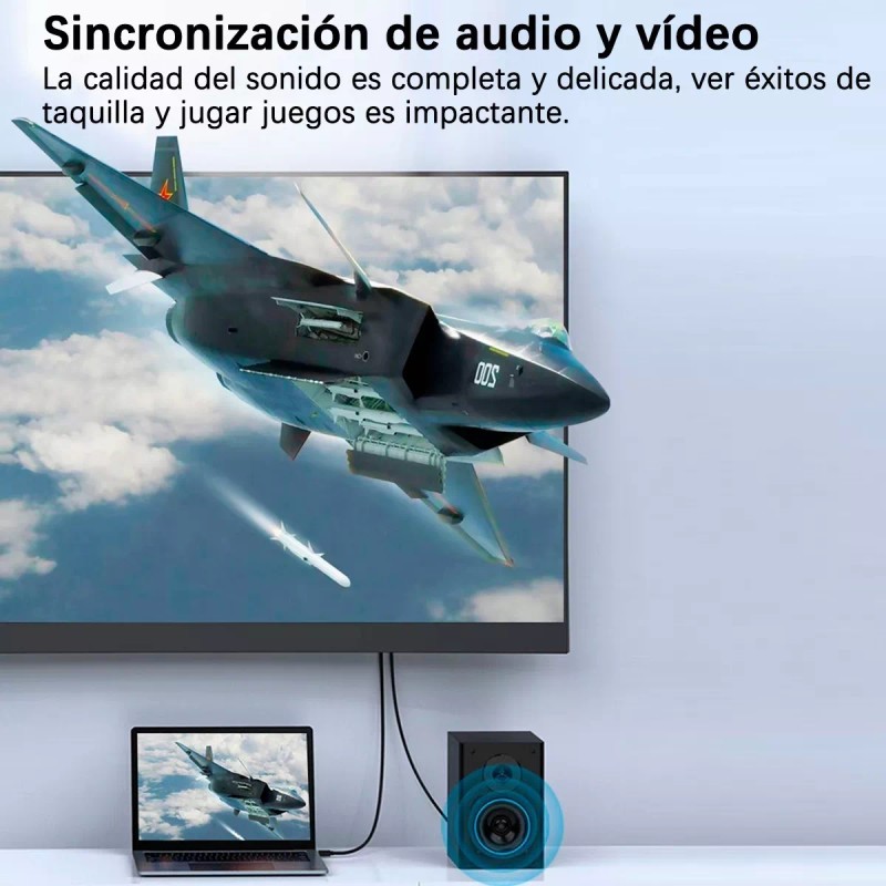 Gomia Convertidor Thunderbolt A Hdmi Adaptador Para Mac,4k
