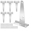 Shed Door Hinges, 6 Pack Heavy Duty T Strap Hinge