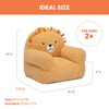 Delta Children Lion Cozee Buddy Chair, Orange