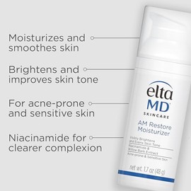 Elta MD Crema Hidratante Restauradora Am Restore Moisturizer 48g                                                                                      