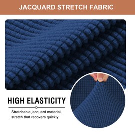 Eco-Ancheng Wingback Chair Slipcover 2 Piece Wingback Chair Cover Spandex Wing Chair Slipcovers Wingback Armchair Covers with Elastic Bottom for Living Room Wingback Chair