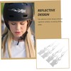 Alipis 1 Sheet Reflective Flame Decals for Motorcycle Helmets Bikes