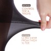 G&Y 2 Pairs Women's Control Top Pantyhose - 40D Sheer