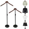 2Pcs 20-37In Height Adjustable T Shirt Display Stand for Vendors,
