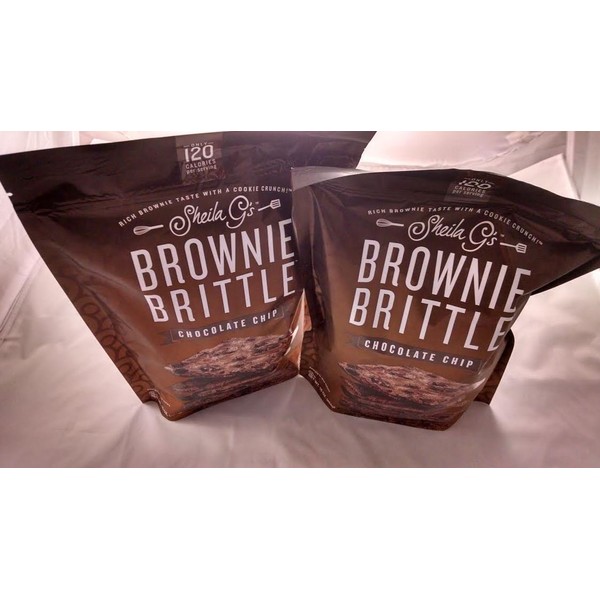 Sheila G's Original Chocolate Chip Brownie Brittle 16 oz (SUPER VALUE 2 PACK)