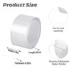 TORIHIKI 4 Pcs Curtain Ring Glide Tape, 16.4 Ft Smooth