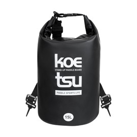 koetsu Marine Waterproof Dry Bag 15L - Foldable & Portable Roll Top Lightweight Backpack - Kayak Bag for Boating, Camping, Swimming, Fishing, Surfing, Rafting, Travel, Beach, Hiking