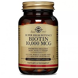 Solgar Biotin 10,000 mcg Vegetable Capsules 120 Count