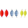 blntackle76 Set of 2 Water Balls Red, Yellow, Clear Oval
