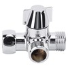 3 Way Shower Diverter Adapter for Shower Head with Switch