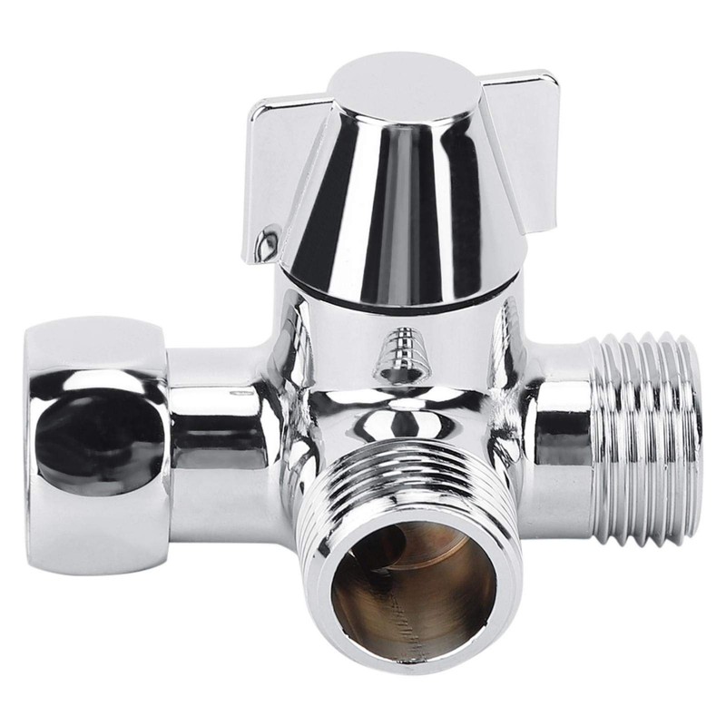 3 Way Shower Diverter Adapter for Shower Head with Switch