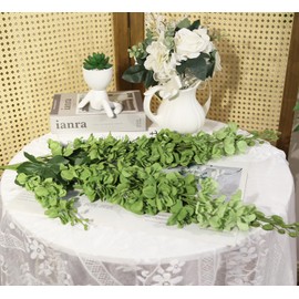IPOPU 43.3" Green Delphinium Artificial Flowers 5PCS Faux Delphinium Flowers Larkspur Long Stem Artificial Flowers for Wedding Table Centerpieces Home Garden Decor(Green)