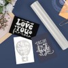 GIRAFVINYL Light Grey Vinyl Permanent 12" x 10ft, Matte Light