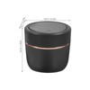 STOBOK Mini Trash Can with Lid,small Garbage Can Tiny Plastic