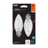 LED B10 E26 40W SW 2PK