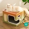 ZOMISIA Heated Cat House for Indoor Cats - Cat Warming