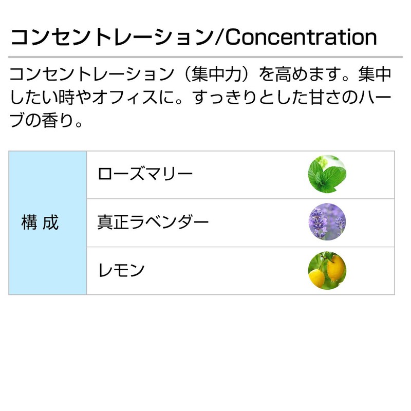 Concentration 50ml Aroma Blend Incent Essential Oil 50ml
