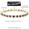 RIZILIA Eternity Tennis Bracelet & Round Cut CZ [Simulated Black