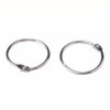 kuou 20 Pcs Metal Book Rings, Loose Leaf Binders Book