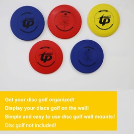 PIAOLGYI Disc Golf Mounts Display Holder Hanger Accessory Compatible with Disc Dolf Discs,20 Pcs (Black)