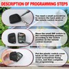 Kingdder 9 Pcs Garage Door Remote Compatible with Linear Multicode